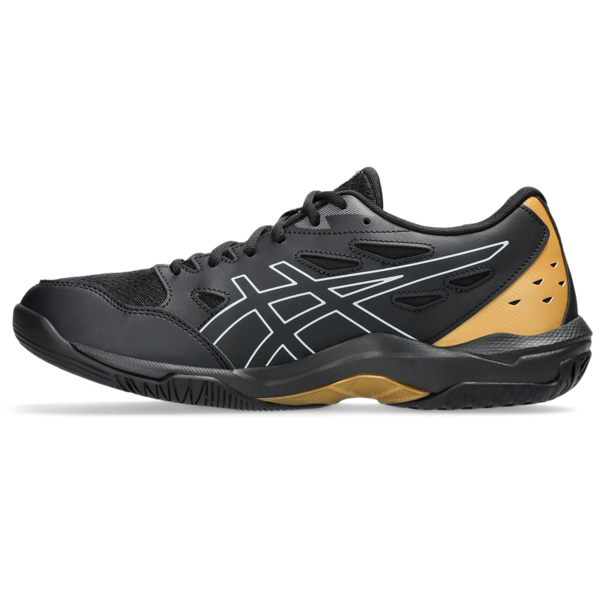 ASICS Men's Gel-Rocket 11 Volleyball Shoes, 9.5, Black/Piedmont Grey