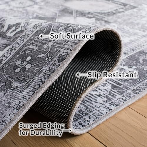 SAFAVIEH Tucson Collection Area Rug - 10' Square, Dark Sage/Ivory, Geometric Design, Machine Washable Indoor/Outdoor & Washable-Ideal for Patio, Backyard, Mudroom (TSN102F)