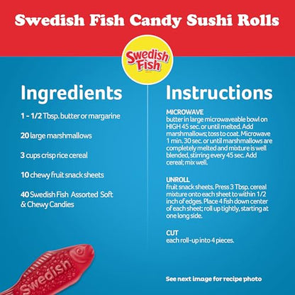 SWEDISH FISH Assorted Soft & Chewy Candy, 5 lb