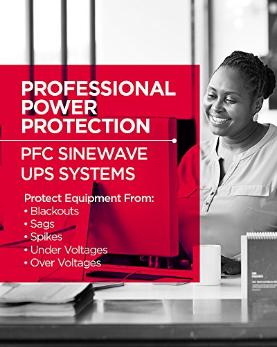 CyberPower CP1500PFCLCD PFC Sinewave UPS Battery Backup and Surge Protector, 1500VA/1000W, 12 Outlets, AVR, Mini Tower; UL Certified