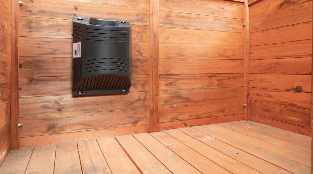 Climate Right 300W Electric Dog House Heater with an Abrasion-Resistant Cord & 3 Fan Settings for Dog Houses and Pet Enclosures