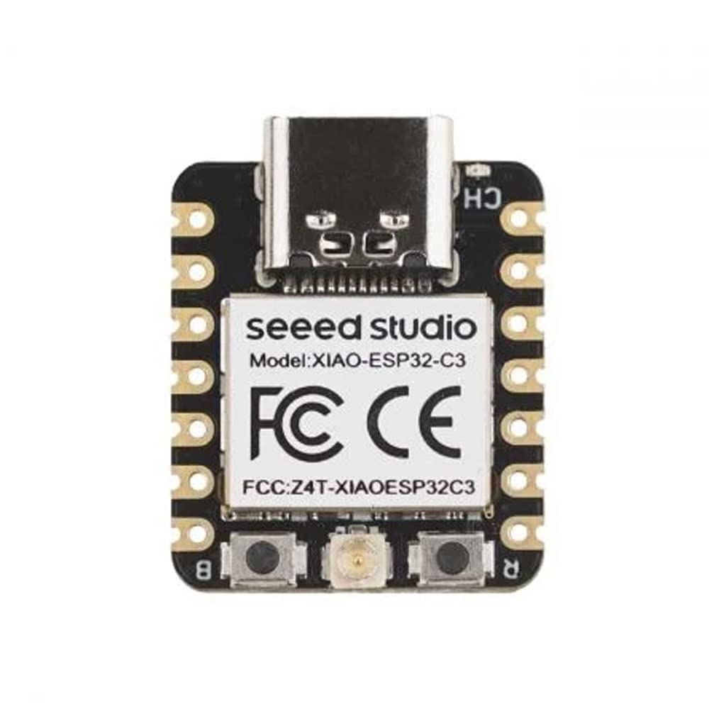 Seeed Studio XIAO ESP32C3 - Tiny MCU Board with Wi-Fi and BLE for IoT Controlling Scenarios. Microcontroller with Battery Charge, Power Efficient, and Rich Interface for Tiny Machine Learning. …