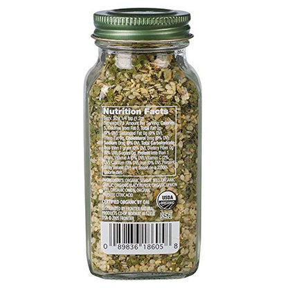 Simply Organic Garlic 'N Herb Salt-free Spice Blend, 3.1 Ounce Jar, Light Lemon Zest, Great on Veggies, Chicken Fish and More