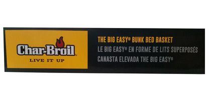 Char-Broil The Big Easy Bunk Bed Basket