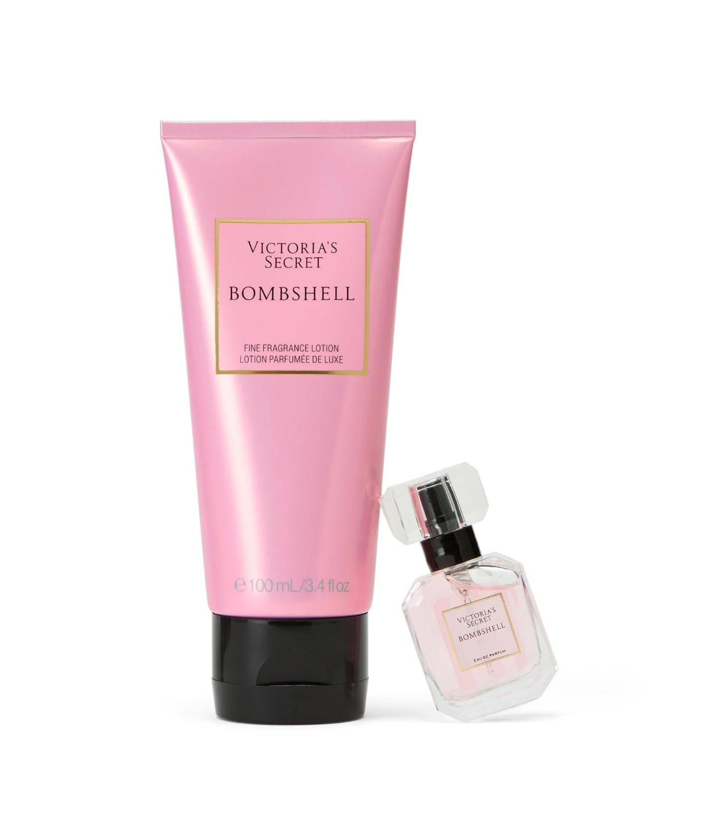 Victoria's Secret Bombshell Mini Fragrance Duo Gift Set, Eau de Parfum & Travel Lotion