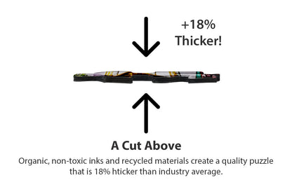 Springbok Puzzles - Eiffel Magic - 1000 Piece Jigsaw Puzzle - Large 30 Inches by 24 Inches Puzzle - Made in USA - Unique Cut Interlocking Pieces