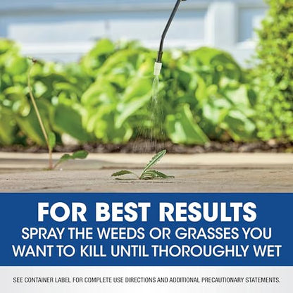 Roundup Weed and Grass Killer₄ with Pump 'N Go 2 Sprayer, Use in and Around Flower Beds, Trees & More, 1.33 gal.