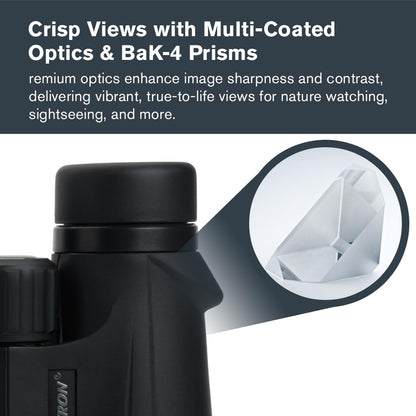 Celestron – Outland X 10x50 Binoculars – Waterproof & Fogproof – Binoculars for Adults – Multi-Coated Optics and BaK-4 Prisms – Protective Rubber Armoring, Black