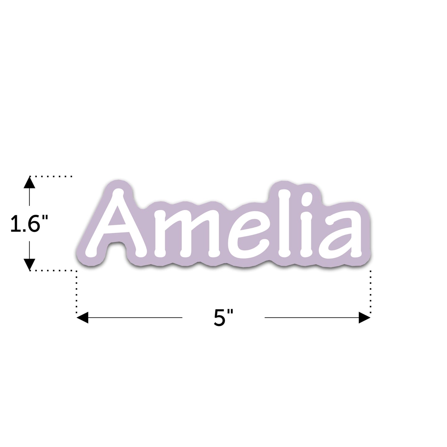 Custom Name Stickers for Water Bottles - Personalized Waterproof Vinyl Name Labels for Cups, Tumblers, Helmets, Laptop, Servers, Cars and Daycare (6 Stickers)