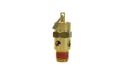 Control Devices ST25-1A175 ST Series Brass Soft Seat ASME Safety Valve, 175 psi Set Pressure, 1/4 Male NPT