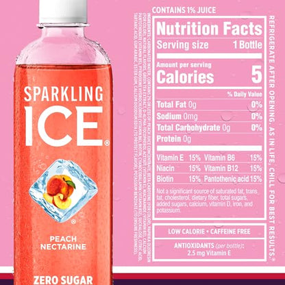 Sparkling Ice Purple Variety Pack, Flavored Water, Zero Sugar, with Vitamins and Antioxidants, 17 fl oz, 12 count (Black Raspberry, Cherry Limeade, Orange Mango, Kiwi Strawberry)