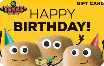 Texas Roadhouse Happy Birthday eGift Card