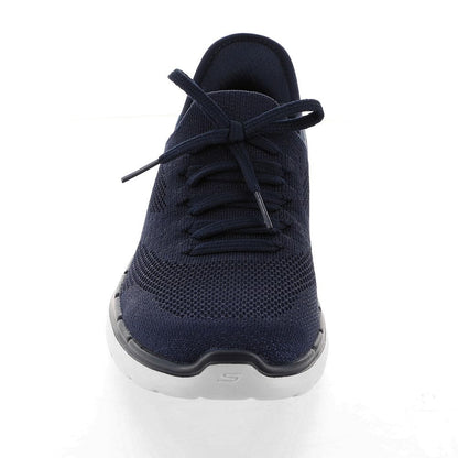 Skechers Women's Hands Free Slip-ins Go Walk 6-Lovely Day Sneaker, Navy/Blue, 9.5