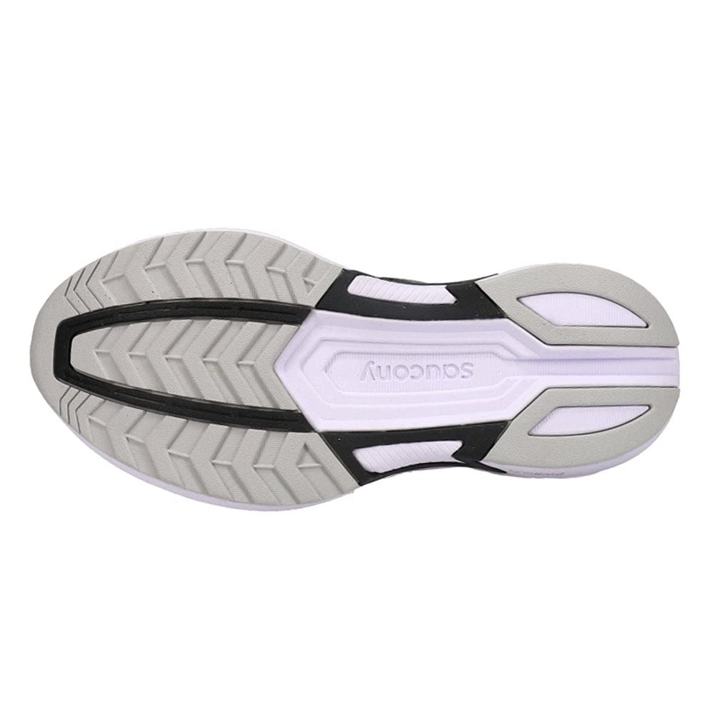 Saucony Women's Axon Road Running Shoe, Grey/Pink, 5