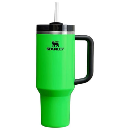 Neon Green Stanley 40oz FlowState Tumbler | Travel Cup & Quencher