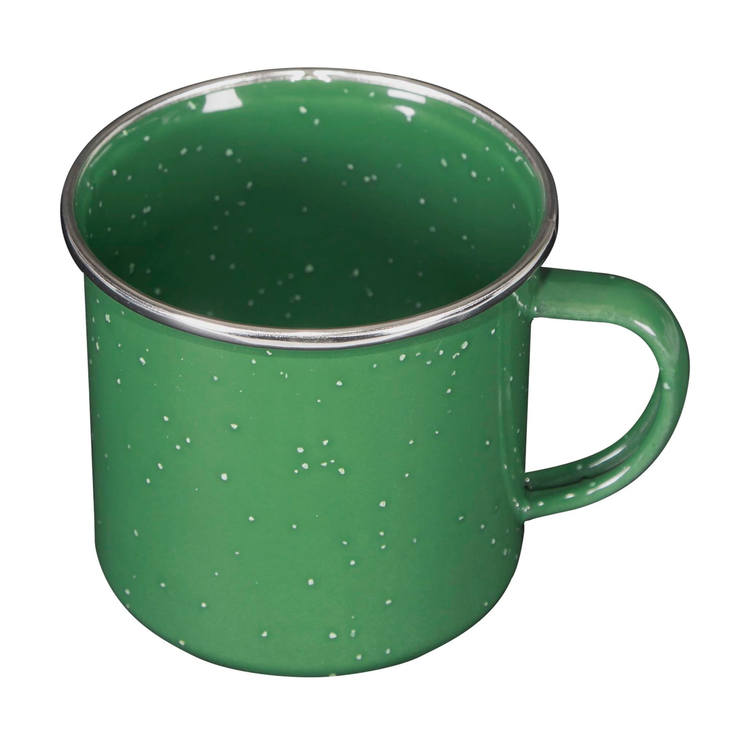 Stansport Deluxe 24-Piece Enamel Tableware Set - Green (11220-10)