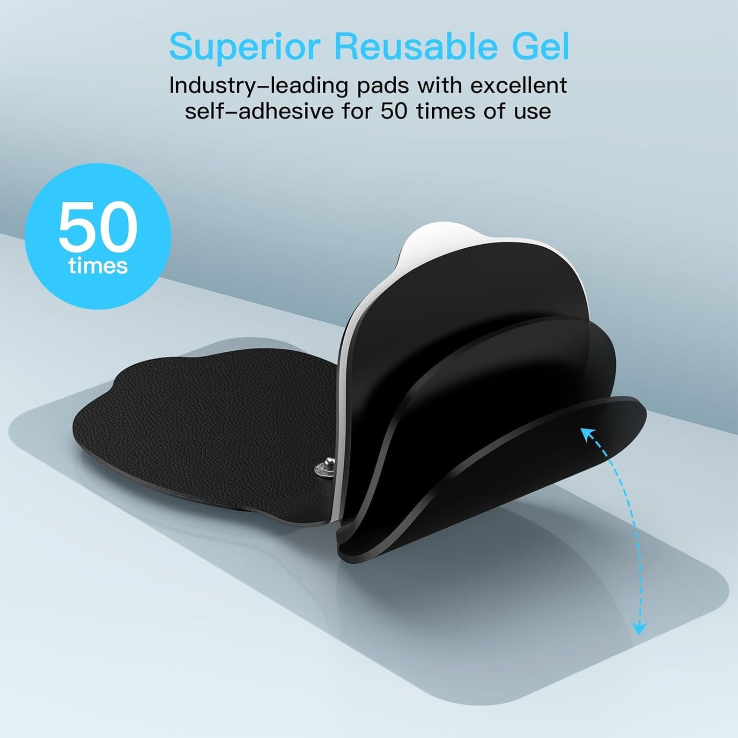 Wireless TENS & EMS Unit Back Pain Relief Massager - APP Controlled Bluetooth EMS Muscle Stimulator Machine for Back Shoulder Leg Neck Pain Relief (Black)