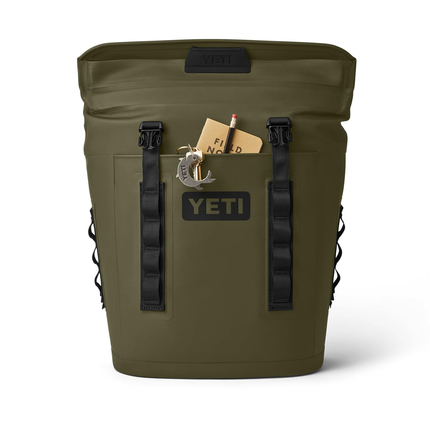 YETI Hopper M12 Backpack Soft Sided Cooler with MagShield Access, Olive