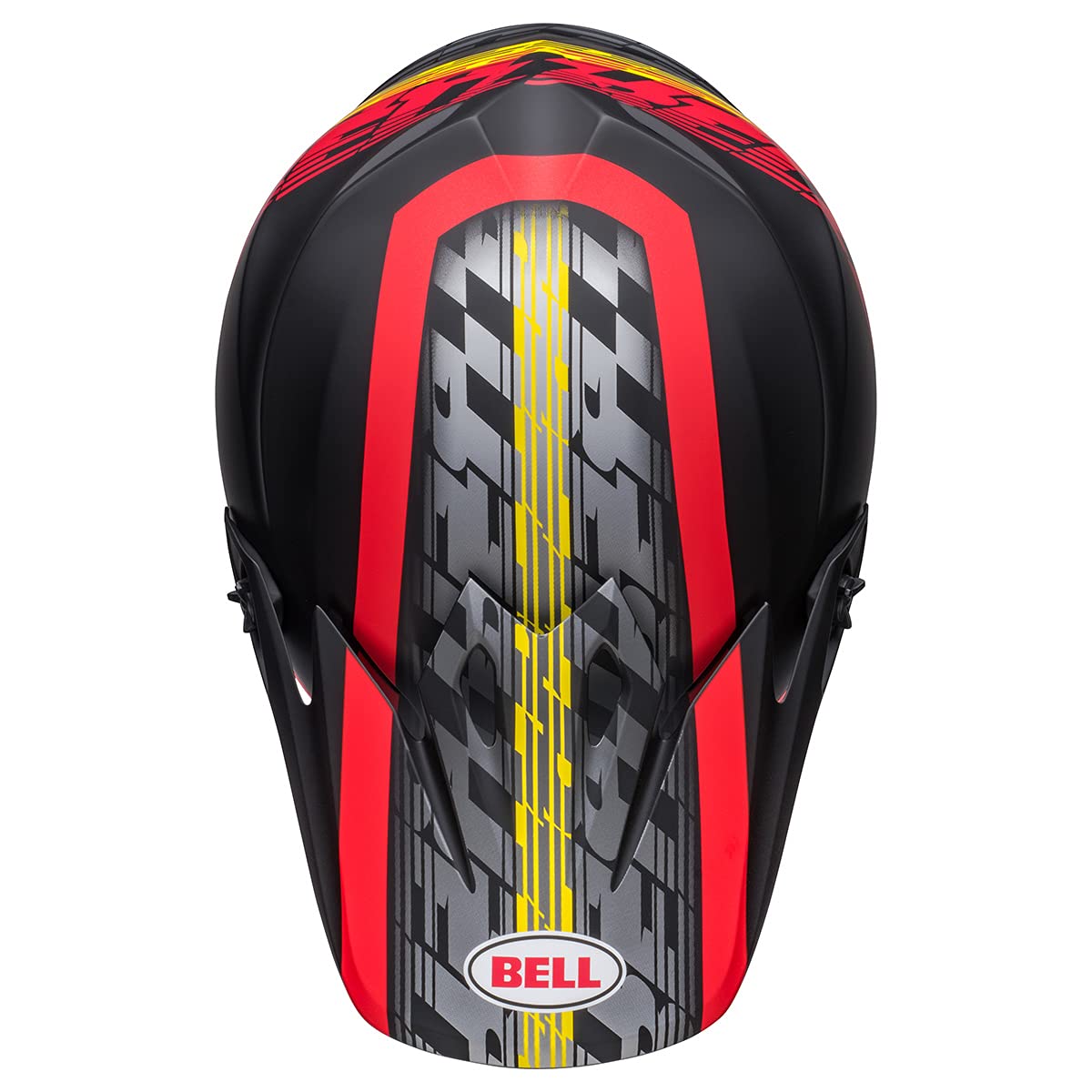 Bell MX-9 MIPS Dirt Helmet (Offset Matte Black/Red - 2X-Large)