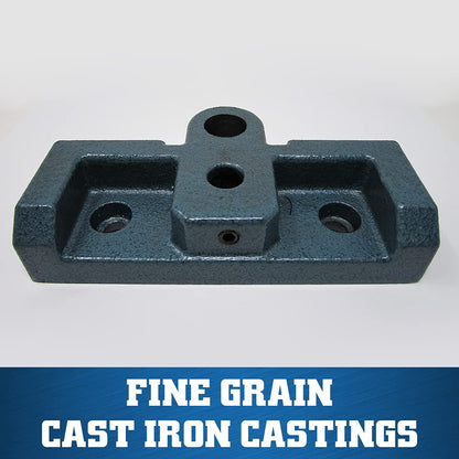 Wilton Low-Profile Drill Press Vise, 6" Jaw Width, 6" Jaw Opening, 2" Jaw Depth (Model LP6)