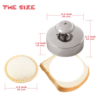 Sandwich Cutter, Sandwich Cutter and Sealer, Sandwich Maker, Peanut Butter and Jelly Sandwiches Tool/PBJ Cutter, Sandwich Maker for Kids, for Thanksgiving/Christmas Day