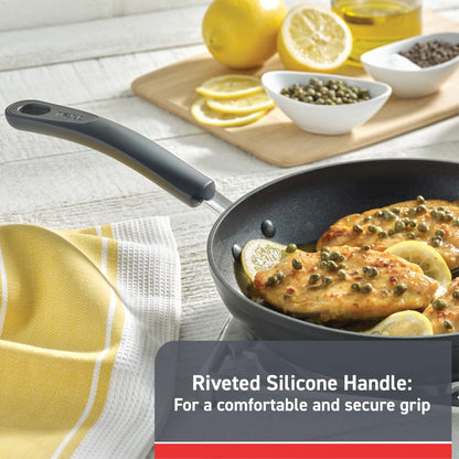 T-fal Advanced Nonstick Fry Pan 10.5 Inch Oven Safe 350F Cookware, Pots and Pans, Dishwasher Safe Black