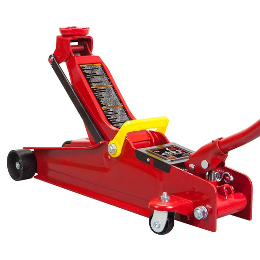 TCE TCET825051R Torin Low Profile Hydraulic Trolly Jack, 2.5 Ton (5,000 lb) Capacity, Red