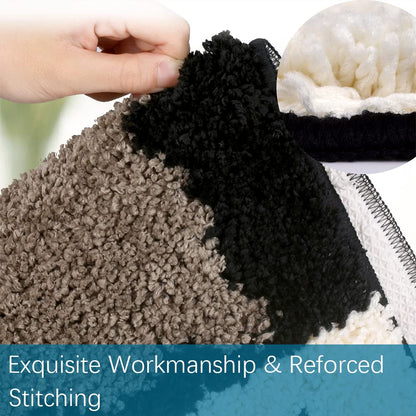 ZebraSmile Bathroom Rugs - Cat Bathroom Rug Non Slip Washable Soft Bath Mat Shower Room Bathmat Funny Doormat Cat Bath Rug19.5 X 31.5 in