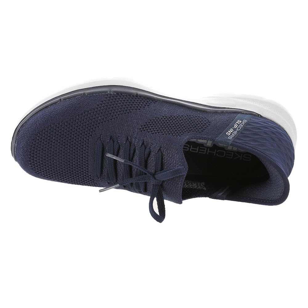 Skechers Women's Hands Free Slip-ins Go Walk 6-Lovely Day Sneaker, Navy/Blue, 9.5