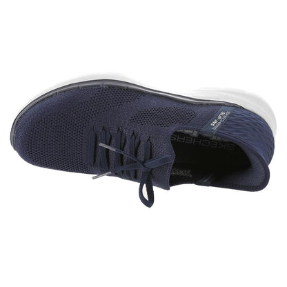 Skechers Women's Hands Free Slip-ins Go Walk 6-Lovely Day Sneaker, Navy/Blue, 9.5