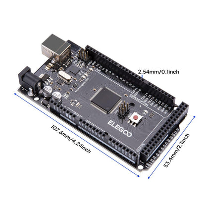 ELEGOO MEGA R3 Board ATmega 2560 + USB Cable Compatible with Arduino IDE Projects RoHS Compliant
