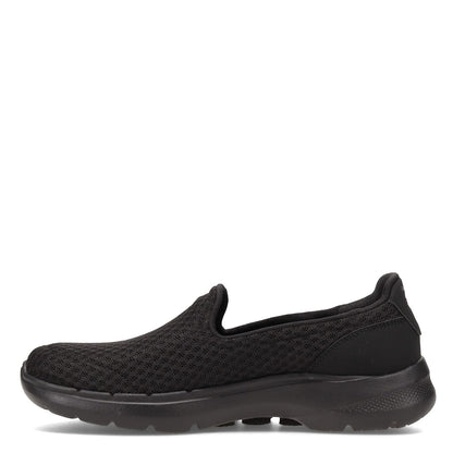 Skechers Women's Go Walk 6-Big Splash Sneaker, Black, 9