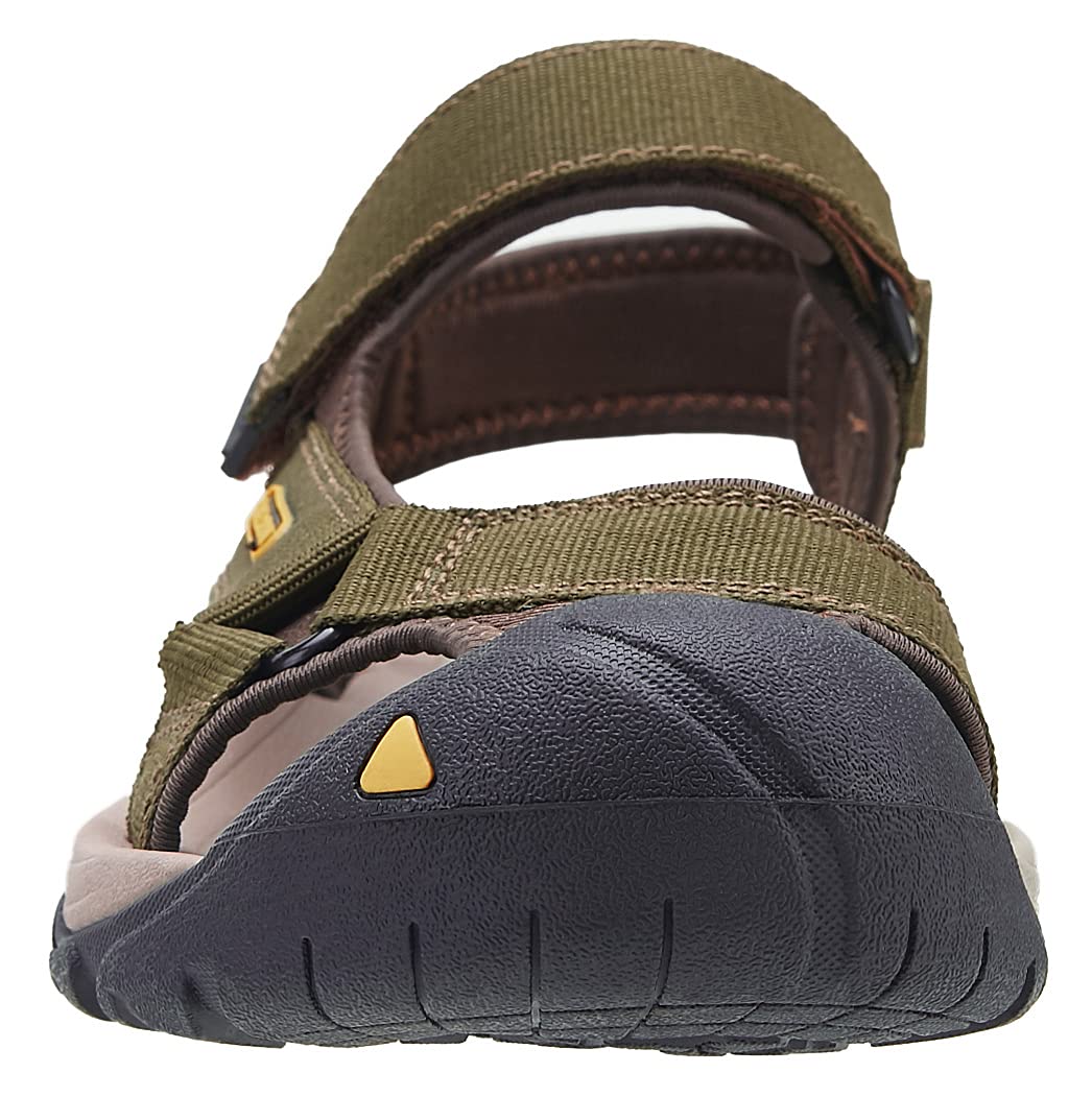 CAMEL CROWN Men's Waterproof Hiking Sandals Closed Toe Water Sandals Athletic Sport Sandals for Summer Outdoor Beach Wading Boat for Hiker Grass Green 11
