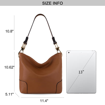 Montana West Hobo Bags for Women Purses and Handbags Ladies Bucket Shoulder Bags,MWC-128BBR