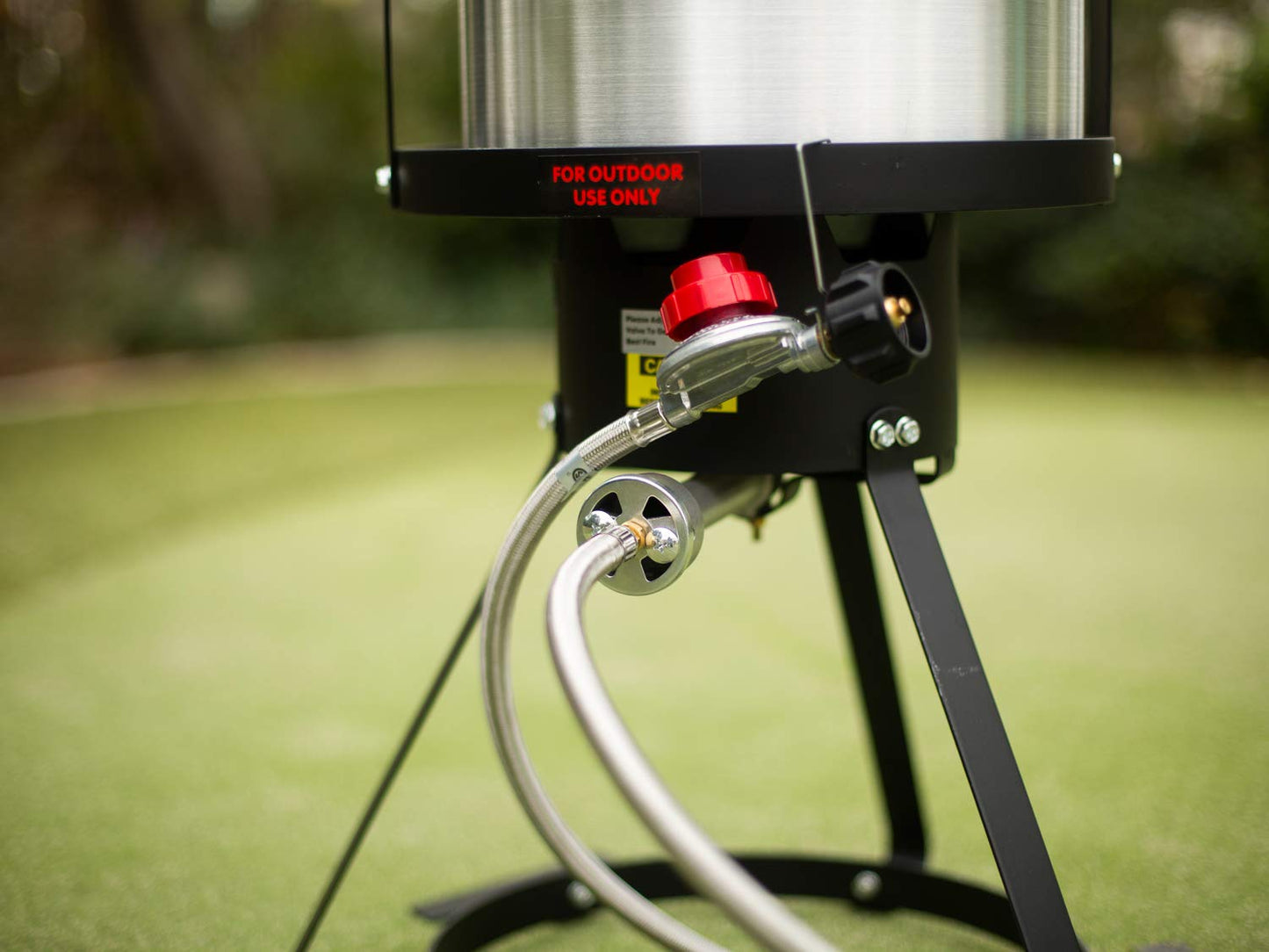 Barton 30QT Turkey Deep Fryer 37,000BTU Fish Fryer Pot Combo Boiler Steamer Roaster Clam Crawfish Pot Boiling Lid Seafood Cajun Gas Stove Burner Stand Injector