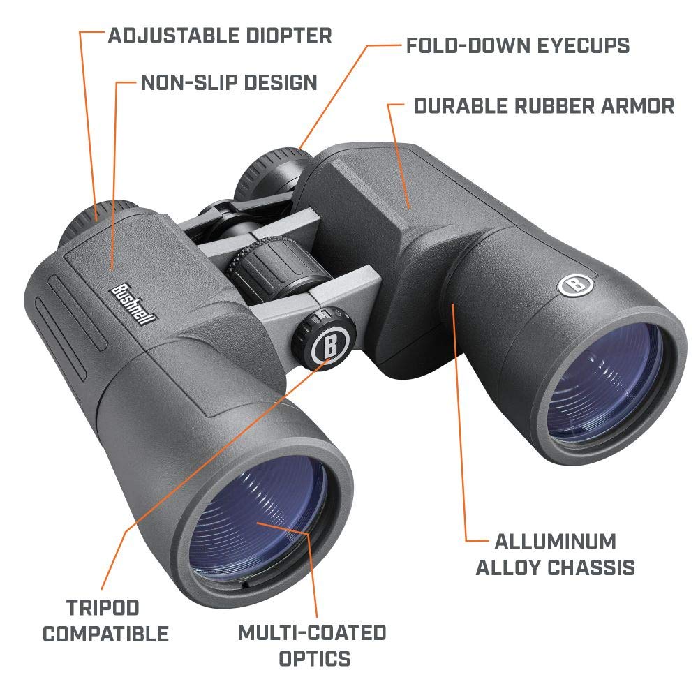 Bushnell PowerView 2 Binoculars_12x50_PWV1250 Grey