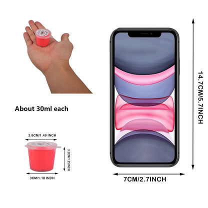 WUHUANIU 15 Pack Mini Slime, Butter Slime Party Favors, Soft Non-Sticky and Stretchy Slime Kit for Classroom Prizes, Christmas Stocking Stuffers, Goodie Bag Stuffers for Kids Boys Girls, N001 N002