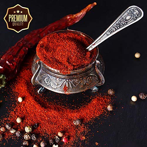The Spice Lab Aleppo Pepper Chili Flakes Gourmet Crushed Red Pepper Flakes (French Jar) OU Kosher Gluten-Free Non-GMO All Natural - Turkish Spice Blend Used in Harissa Spice or Zaatar Spice