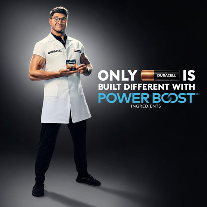 Duracell Coppertop AA Batteries with Power Boost Ingredients, 24 Count Pack Double A Battery with Long-lasting Power, Alkaline AA Battery for Household and Office Devices