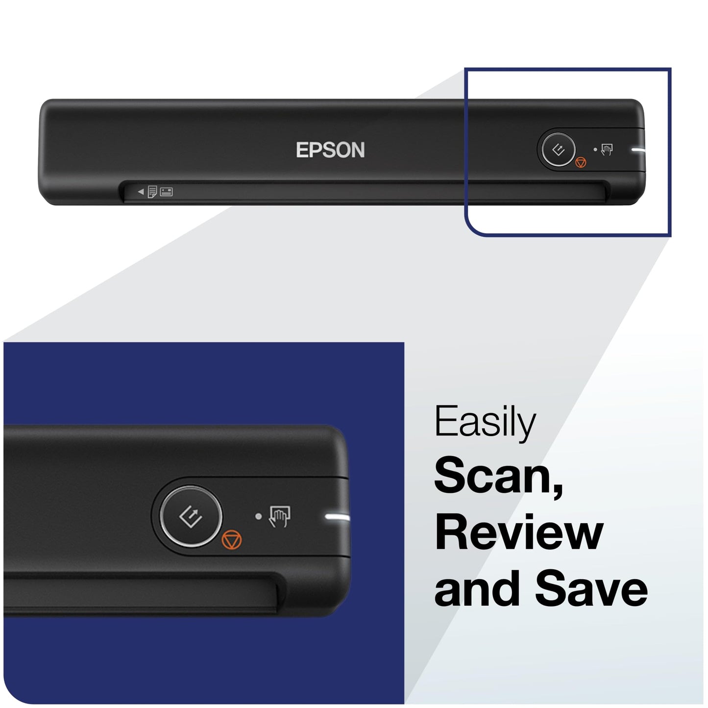 Epson WorkForce ES-50 Portable Sheet-Fed Document Scanner for PC and Mac