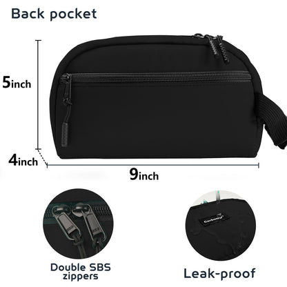 CERBONNY Small Cooler Bag Freezable Lunch for Work School Travel,Leak-proof Bag,Small Insulated For Kids/Adults,Freezer Bags,Freezable Snack Bag,Mini Fit Yogurt Black