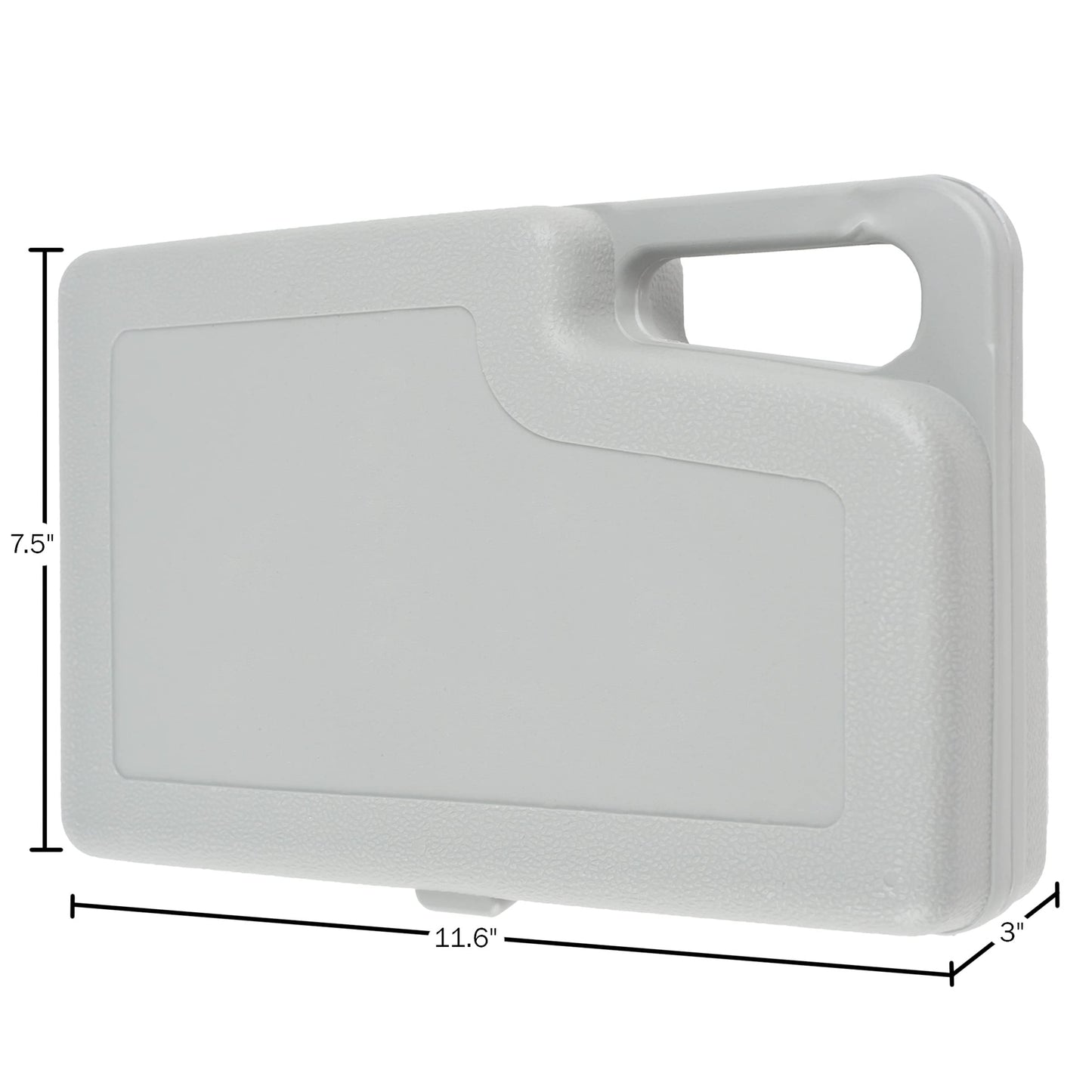 Roadside Emergency Car Kit - 30-Piece Road Trip Essentials Tool Set with Jumper Cables and Carrying Case for Car, Truck, or RV by Stalwart (Gray/Red)