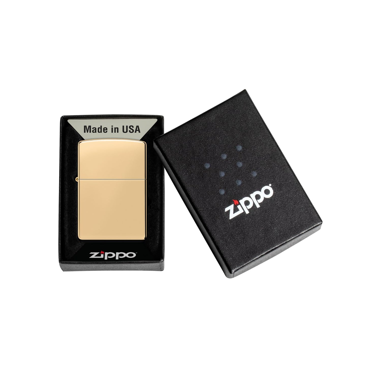 Zippo Classic High Polish Brass Pocket Lighter