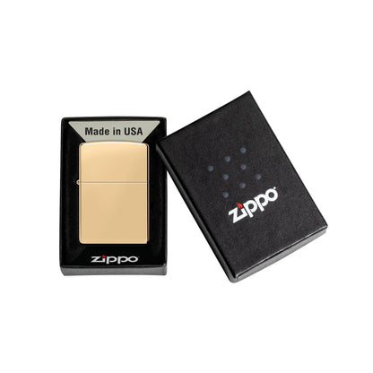 Zippo Classic High Polish Brass Pocket Lighter