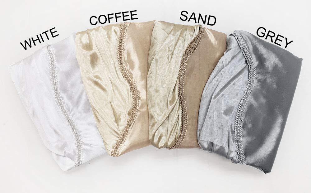 Valarie Fancy Window Valance. 54 x 18 inches. Taffeta Fabric with Soft Satin Swag. Add Some Royal luxruy Accent to Your Home. (Burgundy)