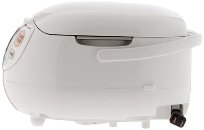 Zojirushi NS-ZCC10 5-1/2-Cup Neuro Fuzzy Rice Cooker and Warmer, Premium White