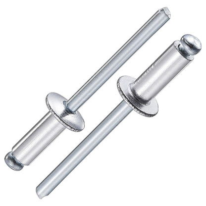 Wensilon (250Pcs) 3/16"x1/2" Aluminum blind pro Rivets,Aluminum Grip and Steel Mandrel