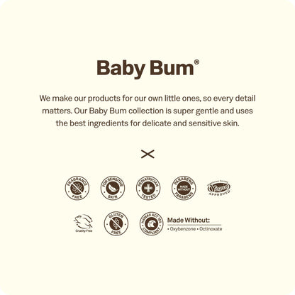 Sun Bum Baby Bum Mineral SPF 50 Sunscreen Stick - Hawaii 104 Act Compliant (Without Octinoxate & Oxybenzone) - UVA/UVB Face and Body Protection - Unscented for Sensitive Skin - Travel Size 0.45 Oz
