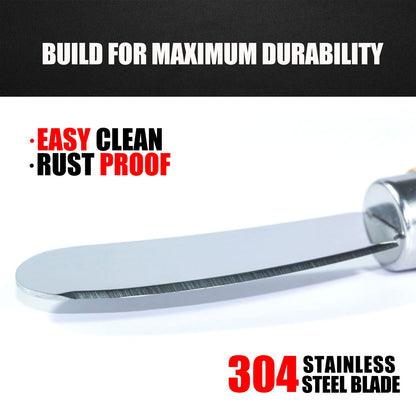 Small Cream Cheese Spreader Knives Set,Wooden 5in,Stainless Steel Butter Knife Spreader for Cocktail,Condimets,Dips,Appetizers,Jam,Pastry,Sandwich,Toast,Bagel,Charcuterie Board Serving Party Supplies