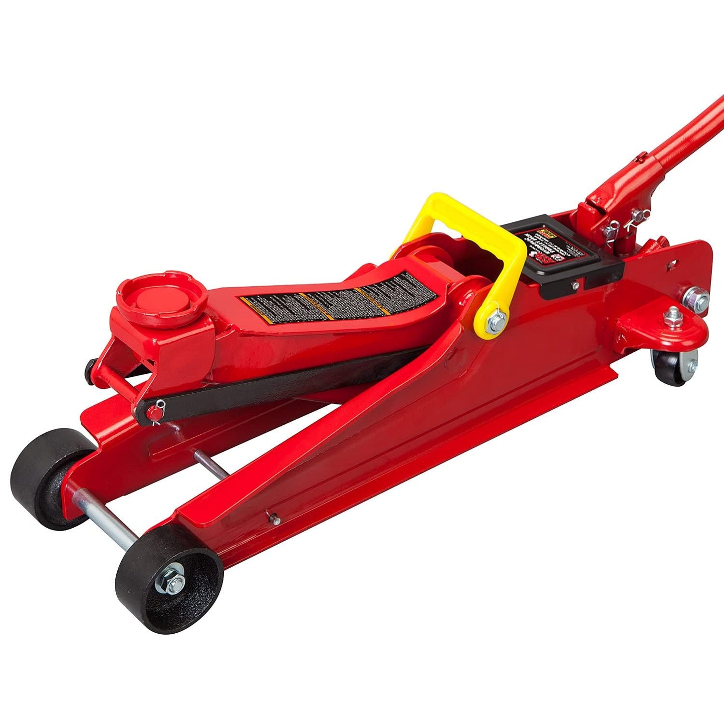 BIG RED T825051-1 Torin Hydraulic Low Profile Trolley Floor Jack with Single Piston Quick Lift Pump, 2.5 Ton (5,000 lb) Capacity - Red